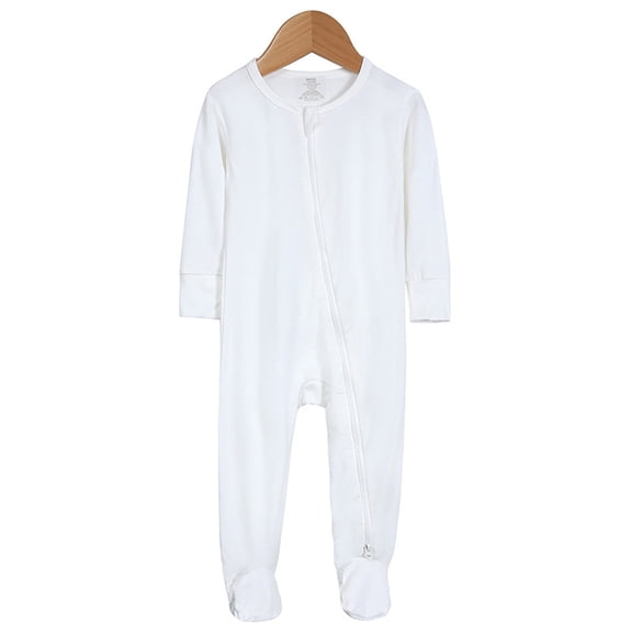 Onesies Baby Boys Girls Cotton Rompers Footed Pajamas Zipper Long Sleeve Sleeper Jumpsuit Baby Girl Winter Clothes 0-3 Months