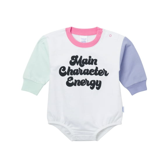 Onesies Brand 1Pk Sweatshirt Bubble Romper 0/3 Months - 12 Months
