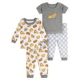 thumbnail image 1 of Onesies Brand Baby Neutral 4-Piece Pajama Set, Sizes 6/9 Months - 24 Months, 1 of 8