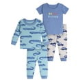 thumbnail image 1 of Onesies Brand Baby Neutral 4-Piece Pajama Set, Sizes 6/9 Months - 24 Months, 1 of 9