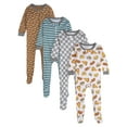 thumbnail image 1 of Onesies Brand Baby Boy Footed Pajamas, 4-Pack, Sizes Newborn - 24 Months, 1 of 14