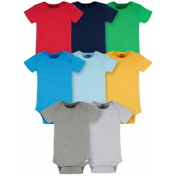 Onesies Brand Baby Boy Bodysuits, 8-Pack, Sizes Newborn - 12 Months