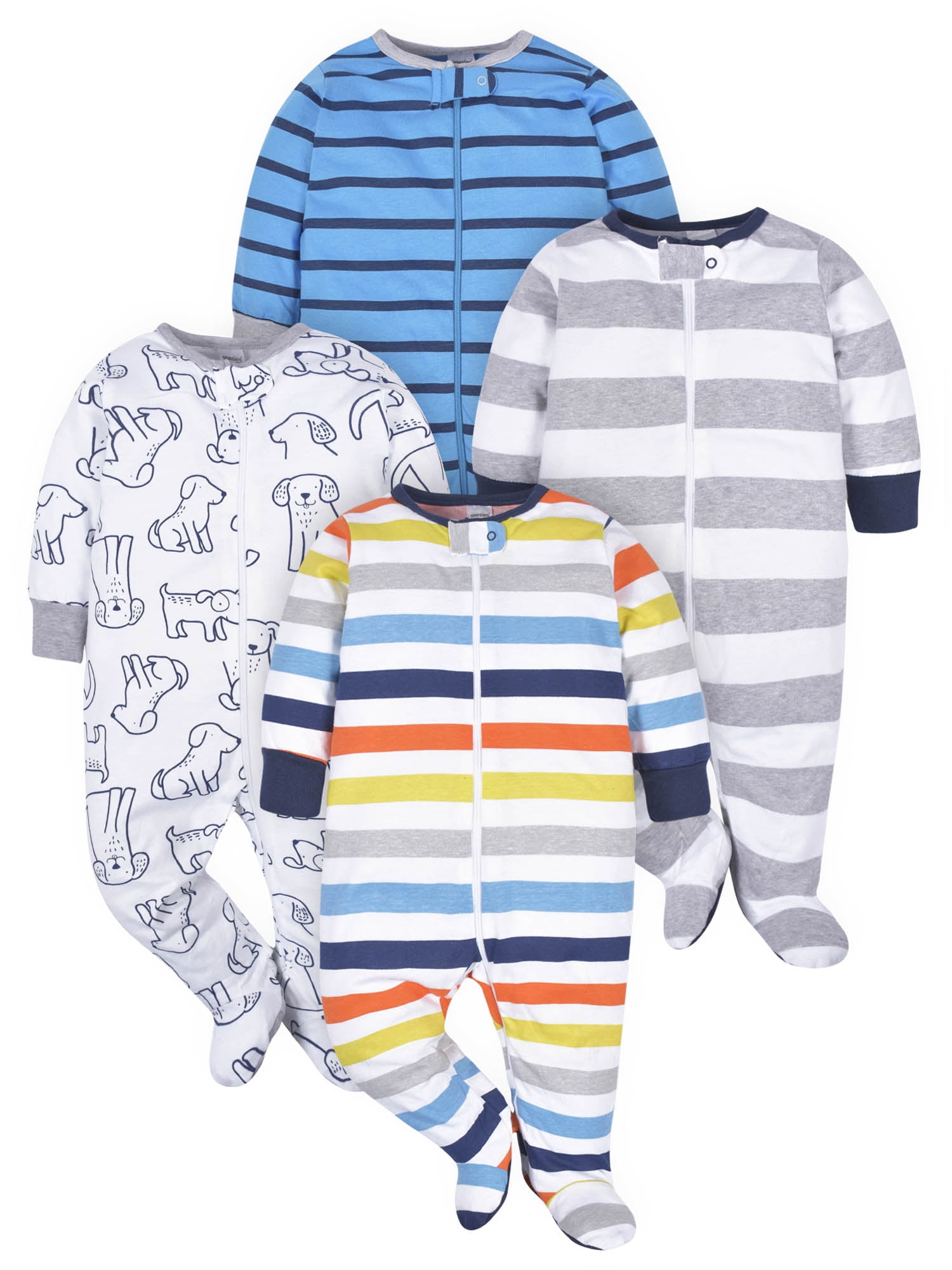 Pyjama Combinaison Garanimals Garçon Prématuré - Bleu Avec Requins, Neuf Avec étiquettes