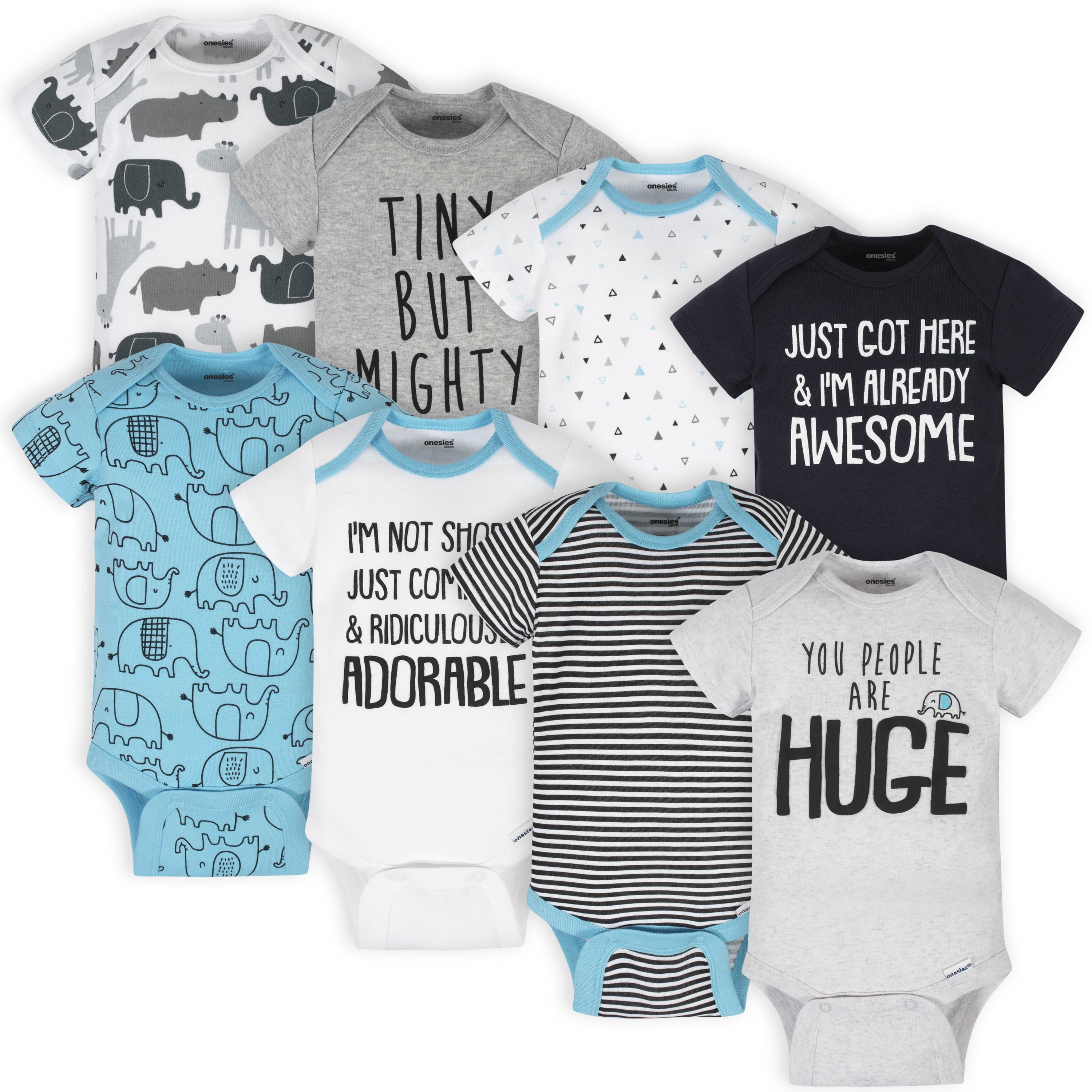 Onesies® Brand Baby Boy or Girl Gender Neutral Short Sleeve Onesies