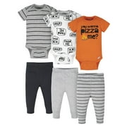 Onesies Brand Baby Boy Bodysuits & Pants Outfit Set, 6-Piece, Newborn - 12 Months