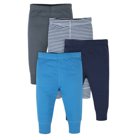 Onesies Brand Baby Boys Pants, 4-Pack (Newborn-12 Months)