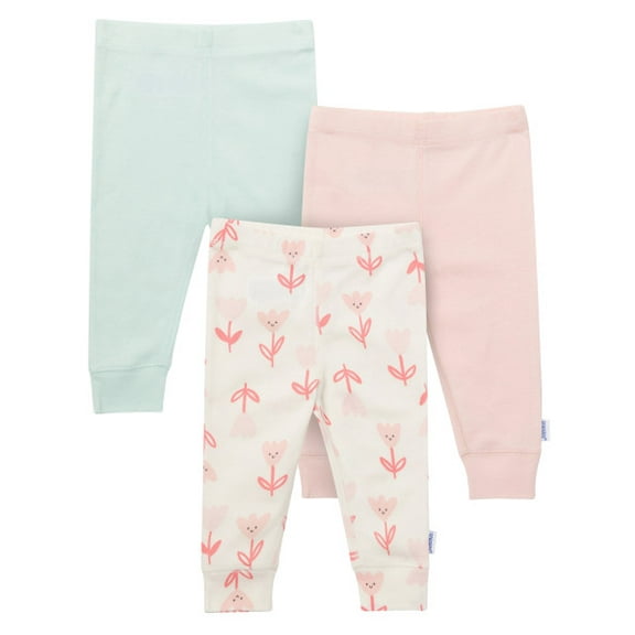 Onesies Brand Baby Girl 3-Pack Pant Set Sizes (Newborn-24 Months)