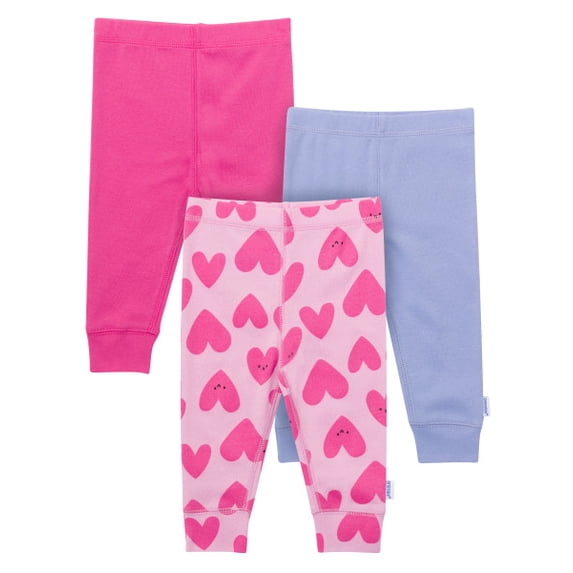 Onesies Brand Baby Girl 3-Pack Pant Set Sizes (Newborn-24 Months ...