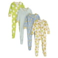 thumbnail image 1 of Onesies Brand Baby Girl Footed Pajamas, 4-Pack, Sizes Newborn - 24 Months, 1 of 14