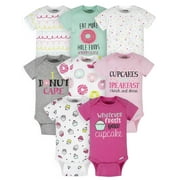 Onesies Brand Baby Girl Bodysuits, 8-Pack, Sizes Newborn - 12 Months