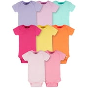 Onesies Brand Baby Girl Bodysuits, 8-Pack, Sizes Newborn - 12 Months