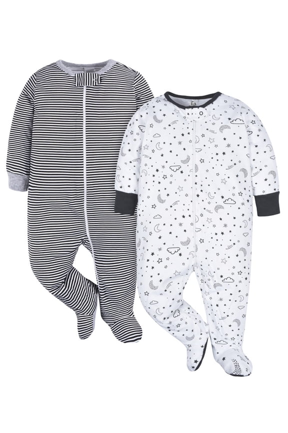 Brand Baby Neutral Sleep ´N Play, 2-Pack, Sizes Newborn - 6/9 Months