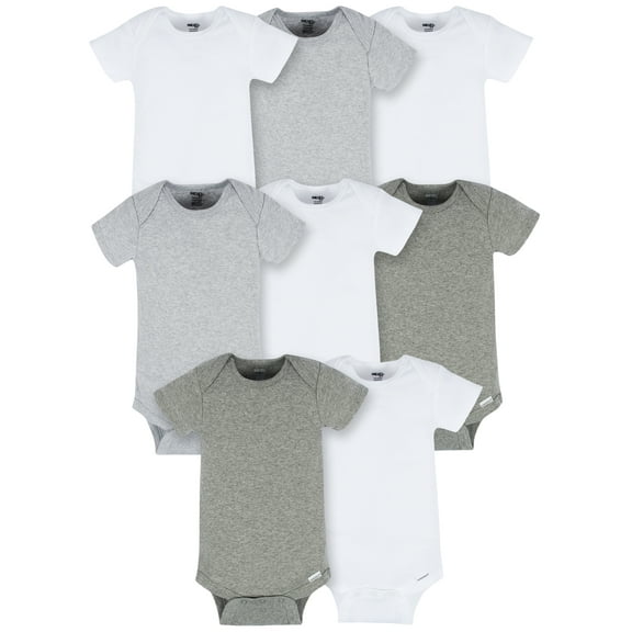 Onesies Brand Baby Neutral Bodysuits, 8-Pack, Sizes Newborn - 12 Months