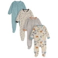 thumbnail image 1 of Onesies Brand Gender Neutral Sleep ´N Play Footed Pajamas, 4-Pack, Sizes Newborn - 6/9 Months, 1 of 15