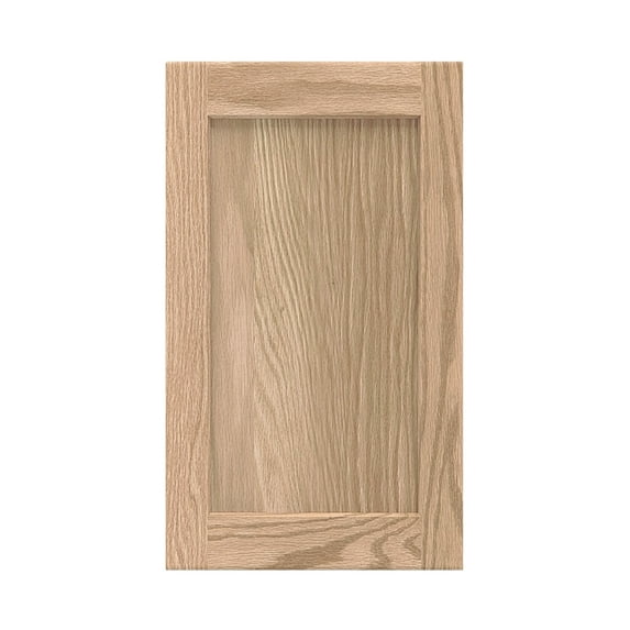 Onestock 12 x 24 inch Unfinished Oak Wood Cabinet Door Replacement, Shaker