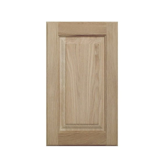 Onestock 14.75W x 22.5H 0.75 Thick Unfinished Oak Kitchen Cabinet Door