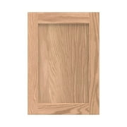 Onestock Unfinished Oak Kitchen Cabinet Door Replacement, Shaker Style - 12W x 18H