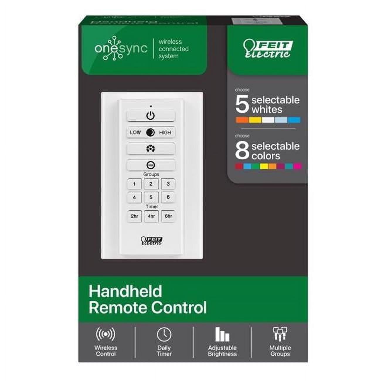 Feit White Wireless Handheld Remote Control