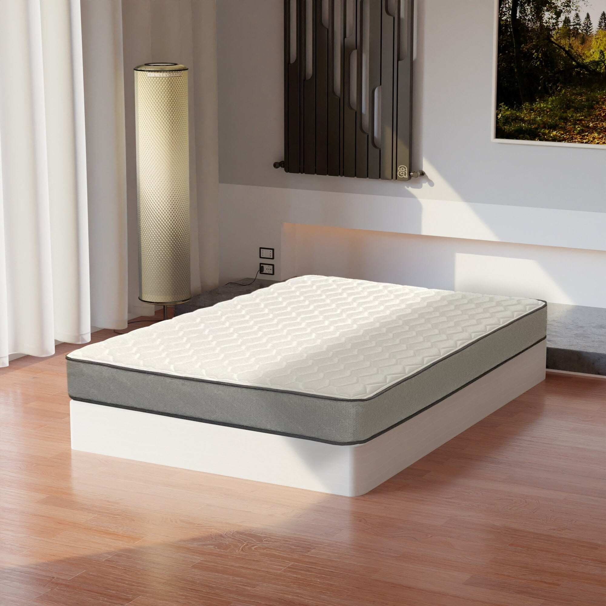 7Inch Medium Firm High Density Poly Foam Mattress And 5