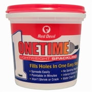 Red Devil ONETIME 32 oz Lightweight Spackling, Premixed Wall Filler, Single Pack