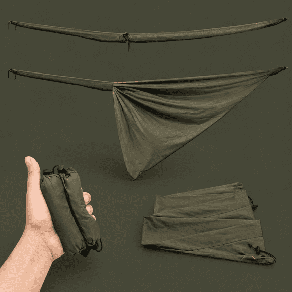 Onewind Premium Hammock Tarp Sleeve Camping Tent Rain Fly Snakeskin for Tarp Easy Storage and Display, Hiking and Backpacking, Lightweight and Durable Water Resistant, OD Green