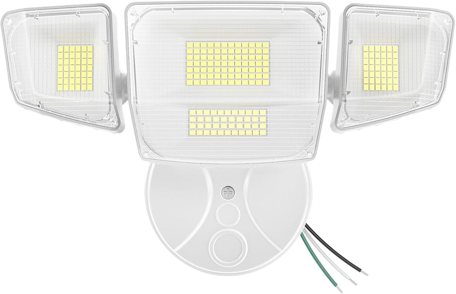 Onforu 90W Flood Lights Outdoor, 10000LM Ultra Bright 4-Head LED Security Light with Switch Control, IP66 Waterproof 6500K Exterior Lights for Yard Garage Patio