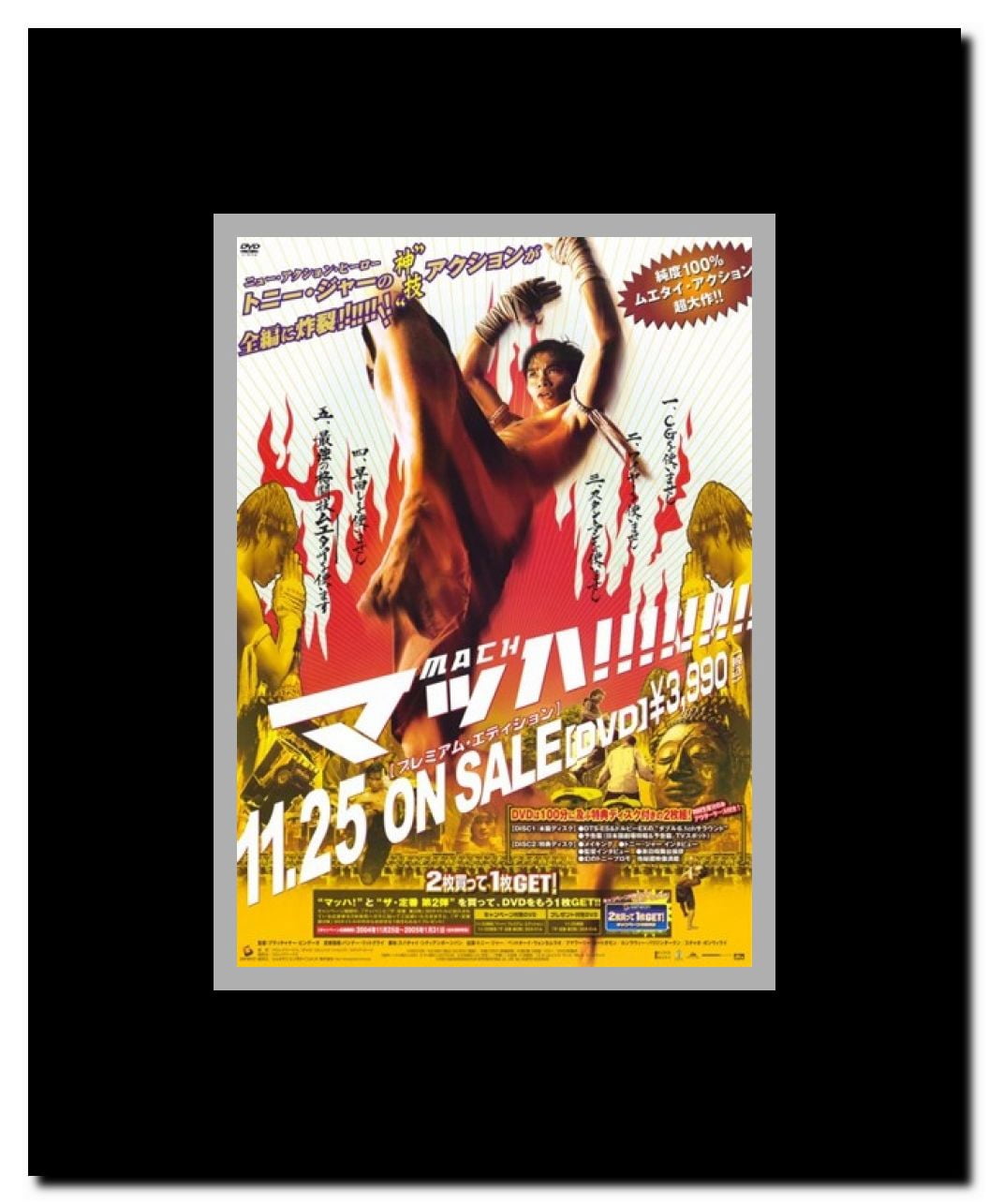 Ong-Bak Framed Movie Poster