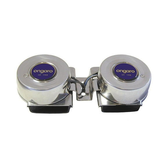 Ongaro SS Mini Compact Twin Horn - 12V