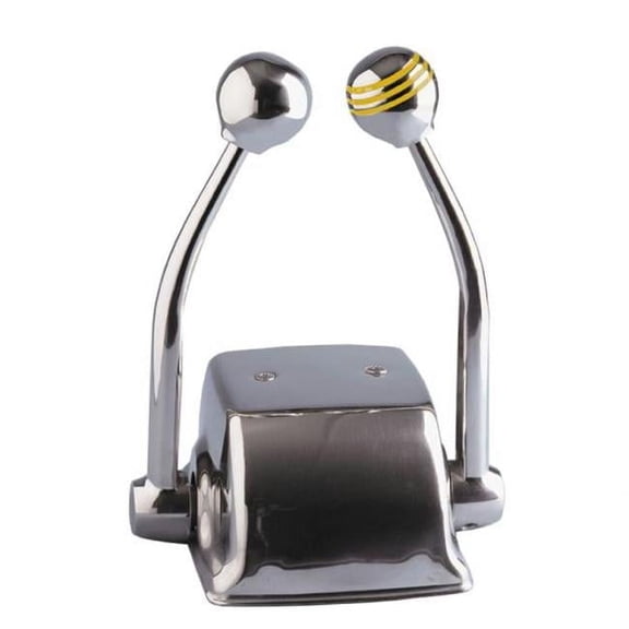 Ongaro Standard Control Arm Set with Gold Throttle Knob & Plain Shift Knob