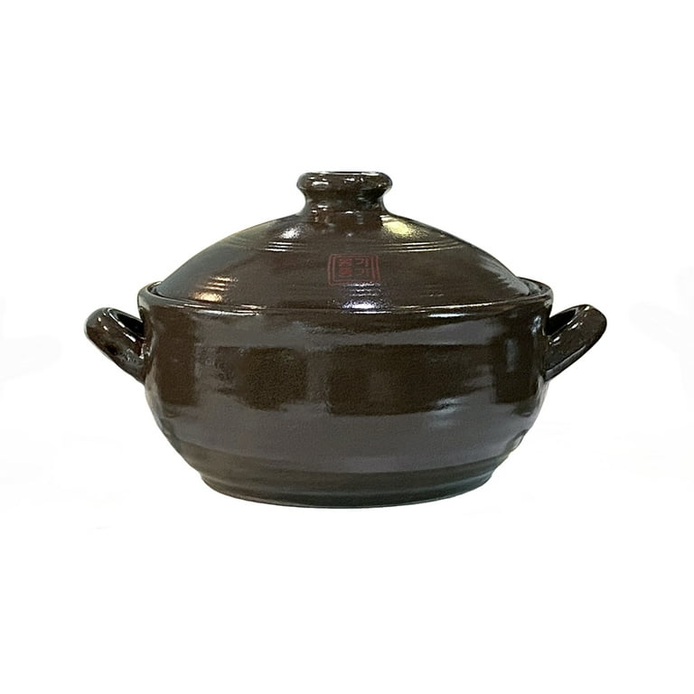 OnggiJonggi Korean Earthenware Clay Hot Pot (1400ml) 