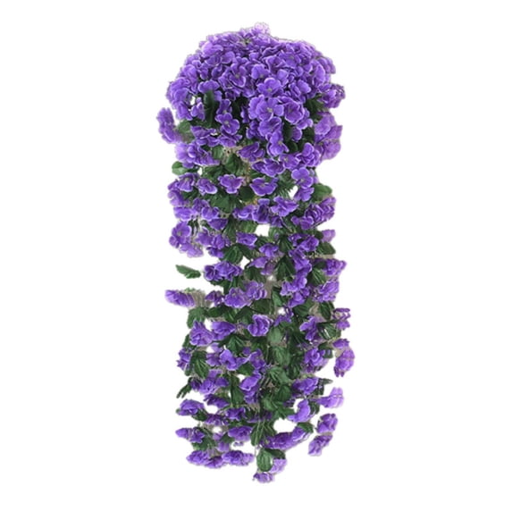 Ongmies 31.5" Outdoor Artificial Wisteria | Uv-Resistant Silk Hanging Baskets | for Wall, Fence & Balcony Decor