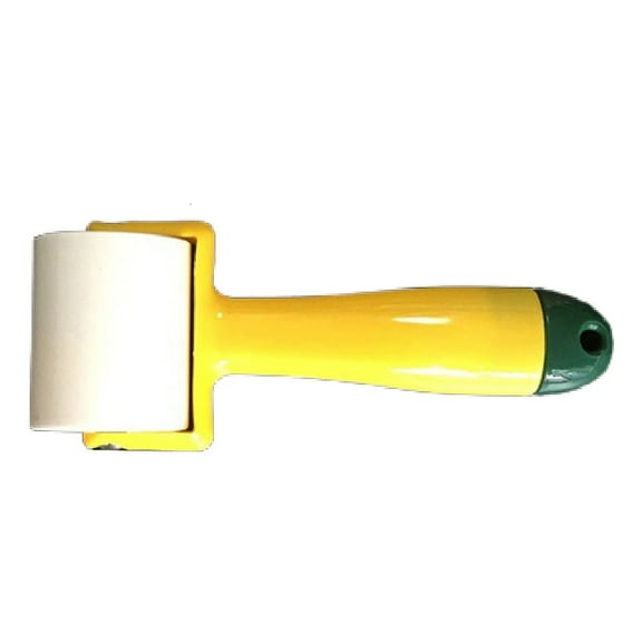 Ongmies Adhesive Tape Clearance Sales Seam Roller Wallpaper Roller with Ergonomic Handle Sewing Tool Stable for Indoor Yellow