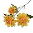 thumbnail image 1 of Ongmies Artificial Daisy Mums Flowers with Stem, Artificial Mums Flower Arrangement – Orange Fall Blooms for Home, Wedding Bouquets & Thanksgiving Table Centerpieces, Silk Flowers Arrangement, 1 of 8
