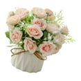 thumbnail image 1 of Ongmies Artificial Faux In Ceramic Pot Realistic Indoor Decoration for Home, Artificial Faux In Ceramic Pot Realistic Indoor Decoration for Home Shop Flower Ornament for Aesthetic Chic Design, 1 of 9