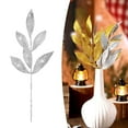 thumbnail image 1 of Ongmies Artificial Glitter Leaf, 13" Artificial Glitter Gold Spray Picks – Decorative Branches for Christmas Tree, Diy Wreaths, Crafts & Home Garden Decor, Fake Floral Leaf Branches Xmas Decoration, 1 of 5