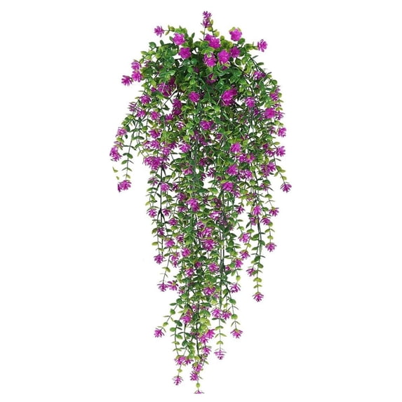 Ongmies Artificial Hanging Plants | Faux Eucalyptus & Pothos Vines | Lifelike Greenery for Home, Wedding, Garden & Outdoor Decor