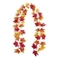 thumbnail image 1 of Ongmies Artificial Maples Vines Garland, Artificial Maple Garland With Cloth – 6.56 Feet Long, Perfect For Thanksgiving & Home Wall Decoration, Fall Garland, 1 of 8