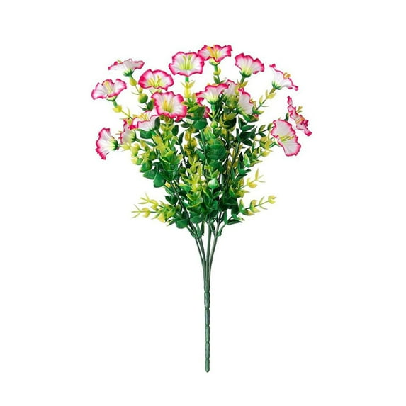 Ongmies Artificial Morning Glory Flowers | Colorful Faux Plastic Plants for Home, Garden & Banquet Decorations | Elegant, Natural-Looking Décor for Living Rooms & Outdoors