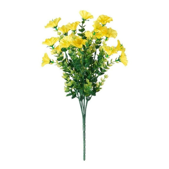 Ongmies Artificial Morning Glory Flowers | Colorful Faux Plastic Plants for Home, Garden & Banquet Decorations | Elegant, Natural-Looking Décor for Living Rooms & Outdoors