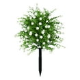 thumbnail image 1 of Ongmies Artificial Topiary Ball Trees with Ground Spikes, Artificial Topiary Trees with Ground Boxwood Shrubs for Outdoors Realistic Faux Plants Bushes for Garden Porch Yard Patio Decor, 1 of 6