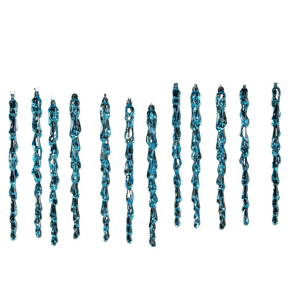 Ongmies Clear Plastic Icicle Christmas Ornaments, Colorful Acrylic Icicle Ornaments – Ice Stick & Drop Decorations for Holiday Tree & Festive Atmosphere, Acrylic Clear Icicles