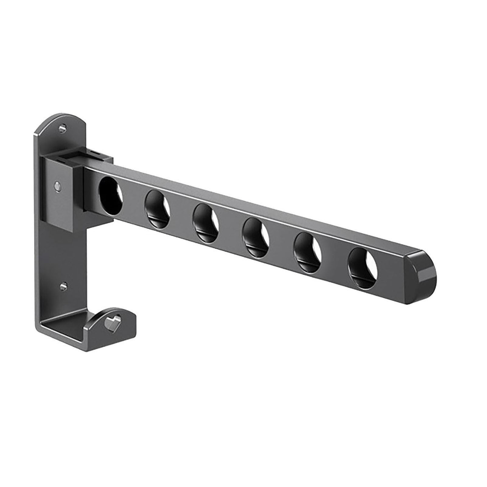 Ongmies Creative Stacking Clothes Rack Wall Mounted No-Punch Telescopic ...