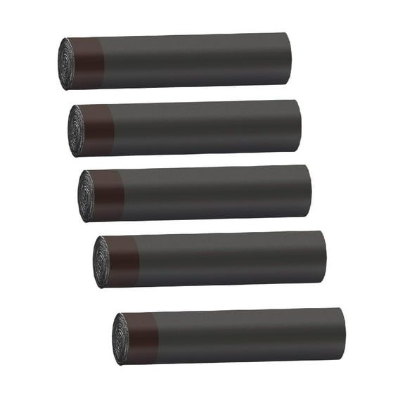 Ongmies Drawstring Small Trash Bags 4 Gallon Trash Bags Waste Paper Basket Liners Kitchen Compostable Bags 75 Plastic Trash Bags Odorless Small Bags for Bathroom Living Room Bedroom, Trash Bags