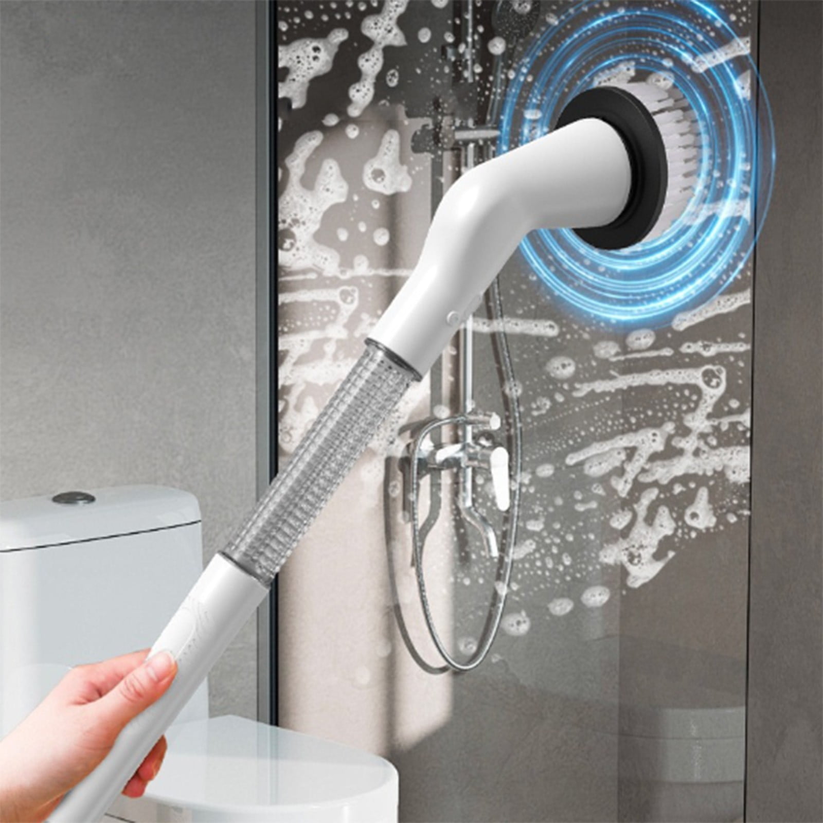 Ongmies Electric High Speed Spin Scrubber, With 5 Replaceable Brush ...