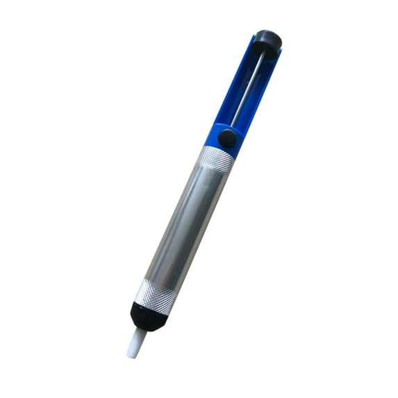 Ongmies Electrical tools Clearance Irons Metal Desoldering Silver Sucker Remover tool Solder Blue Removal tools & Home Improvement tools Blue