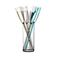 thumbnail image 1 of Ongmies Floating Champagne Flutes – Pool Wine Glasses, Acrylic Colorful Transparent Cups for Wedding & Party (Vintage Bouquet Style, Champagne Flutes & Bottle Set), 1 of 9
