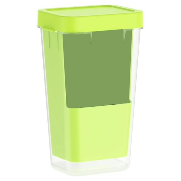 Ongmies Fresh Herb Keeper | Clear Plastic Asparagus Saver, Multipurpose Vegetable Container for Parsley & Herb Freshness