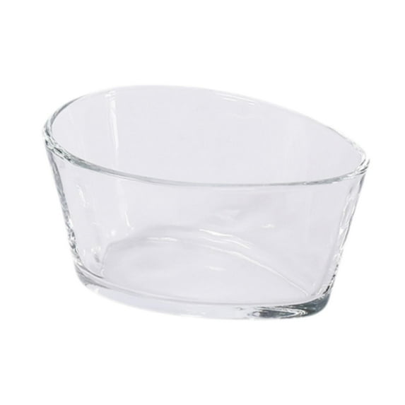 Ongmies Glass Pudding Bowls, 0.4L Flat-Bottomed Small Transparent Glass Bowl – Tempered Glass Dessert Bowl For Kitchen, Microwave & Oven Safe, Kitchen Bowls
