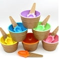 thumbnail image 1 of Ongmies High Quality Tableware Bowls with Spoons, Multicolor, 6 Count, 1 of 9