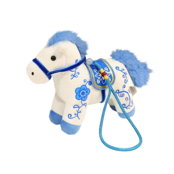 Ongmies Horse Christmas Ornaments, Cute Doll Figurine - Adorable Plush Stuffed Animal Toy Perfect For Bedroom Decor, Christmas Decorations Indoor